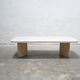 Vintage travertine coffee table