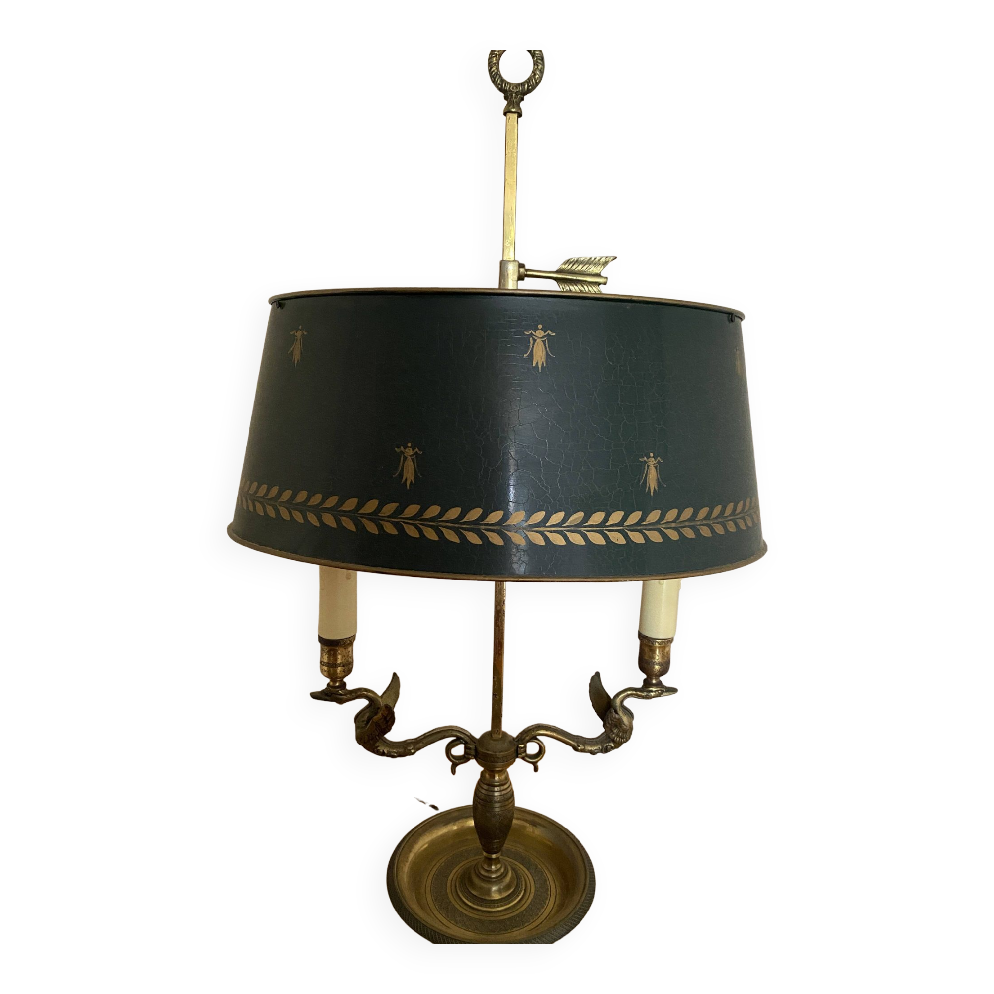 Lampe bouillote style empire