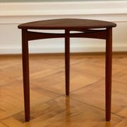 Danish Mid-Century Beside Teak Tables by Ejnar Larsen & Aksel Bender Madsen