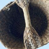 Large woven straw basket