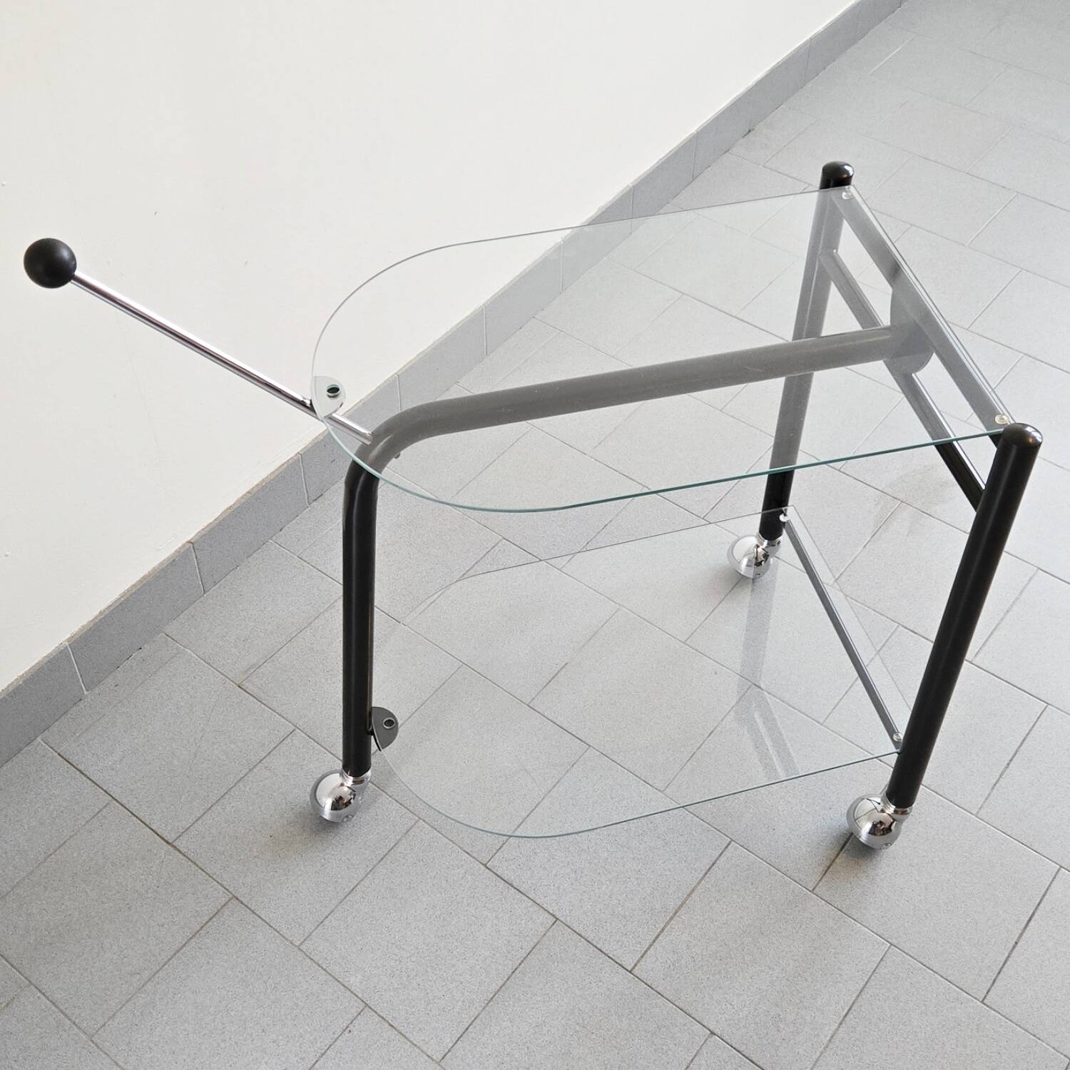 Vintage 1980s rolling trolley