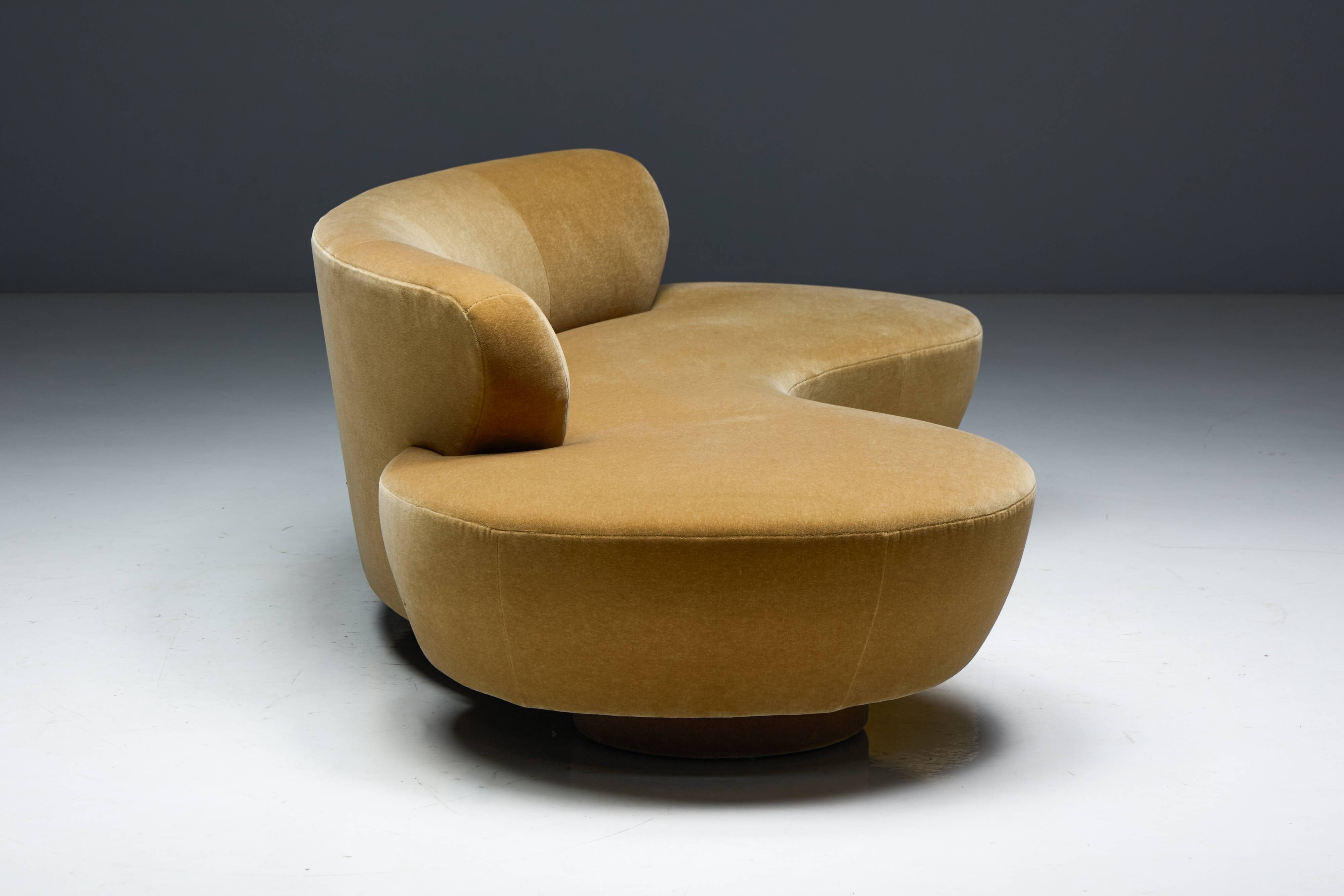Serpentine Sofa by Vladimir Kagan for Directional, United States, 1980s