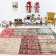 Distressed turkish rug 302x215cm