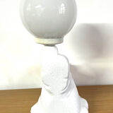 Clown lamp - ceramic - vintage - 70s