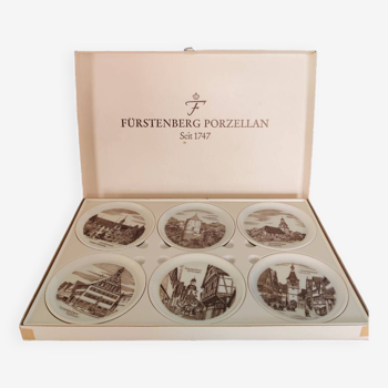 Coffret dessous de verre Fürstenberg porzellan