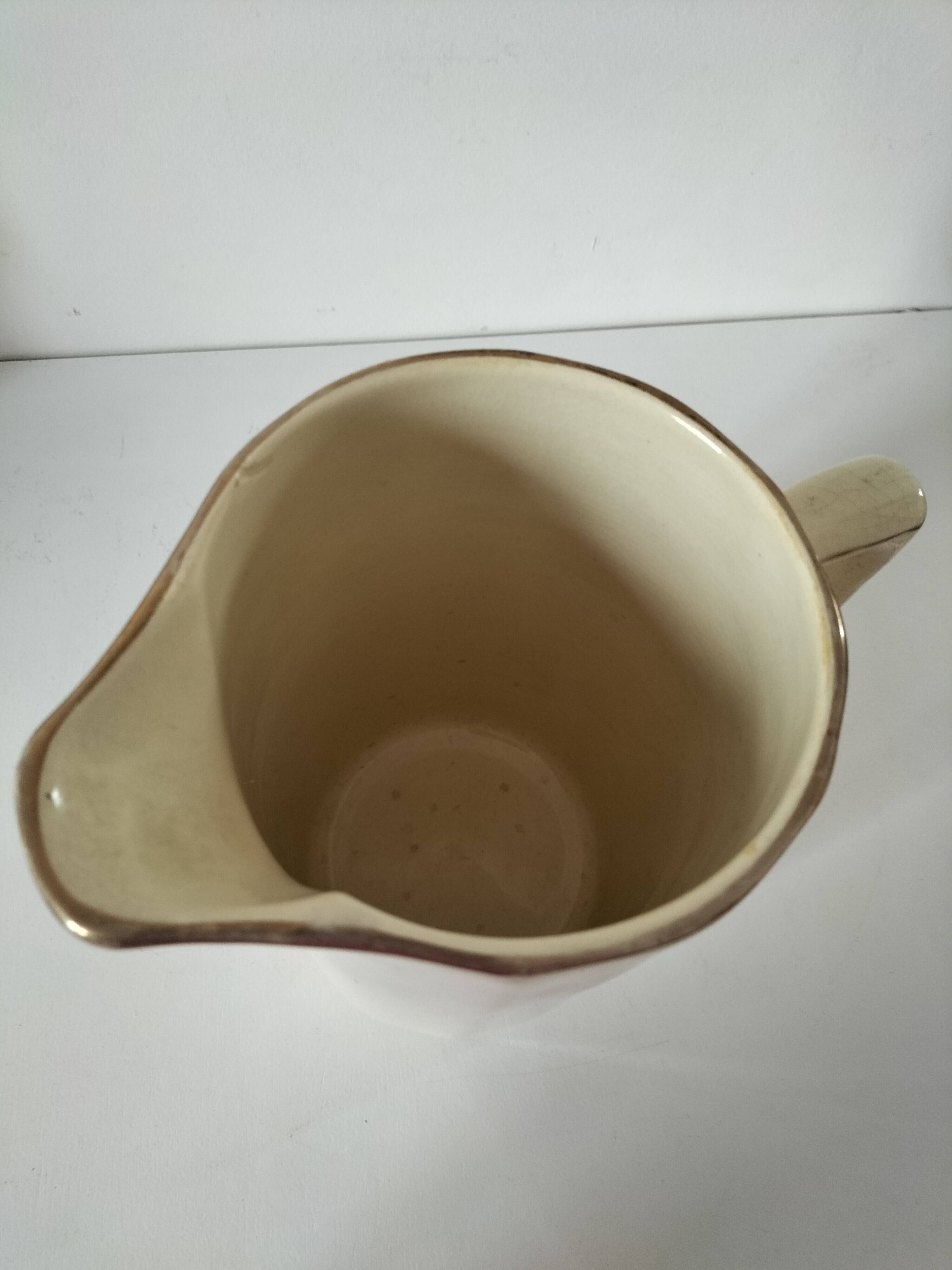 Vintage pitcher Moulin des Loups Hamage
