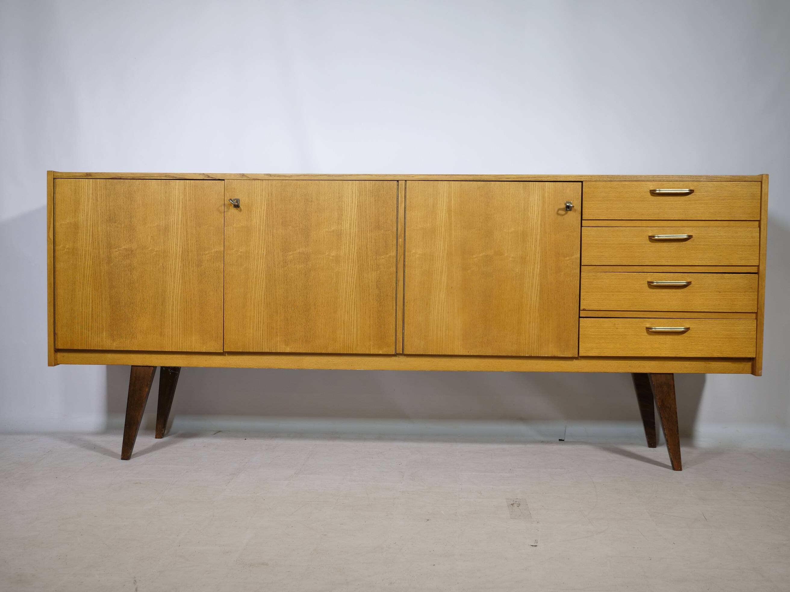 Mid-Century Vintage Oak Sideboard, 1960s