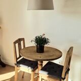 Antique oak tripod table