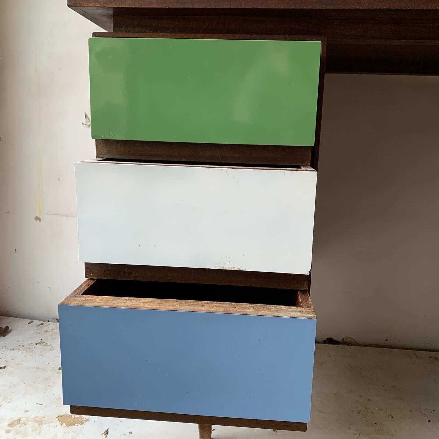 Vintage Scandinavian buro desk