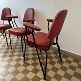 Chaise fauteuil tubulaire années  50