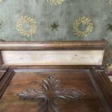 Walnut wardrobe Napoleon III style