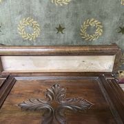 Walnut wardrobe Napoleon III style