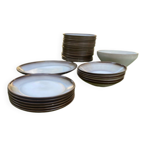 Ensemble assiettes salins