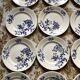 Sarreguemines ironstone flat plates, Damascus model