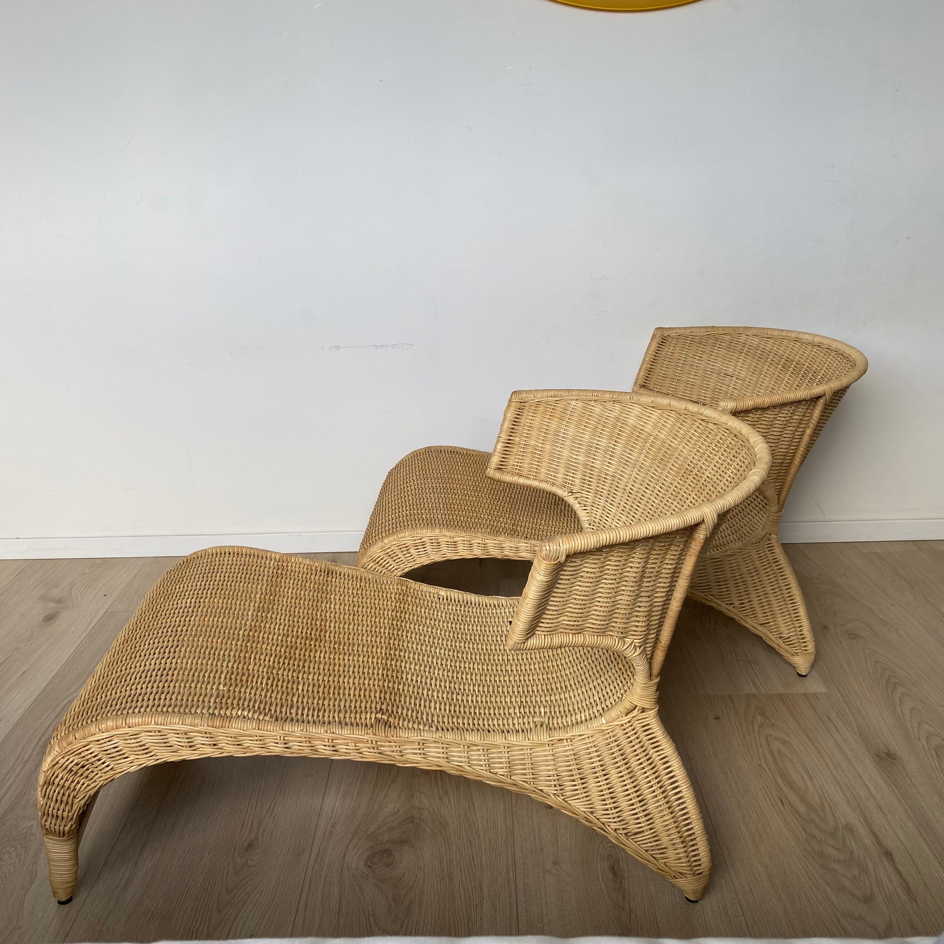 IKEA PS SÄVÖ rattan lounge chairs