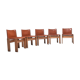 Set de 5 chaises Monk par Afra et Tobia Scarpa 1970