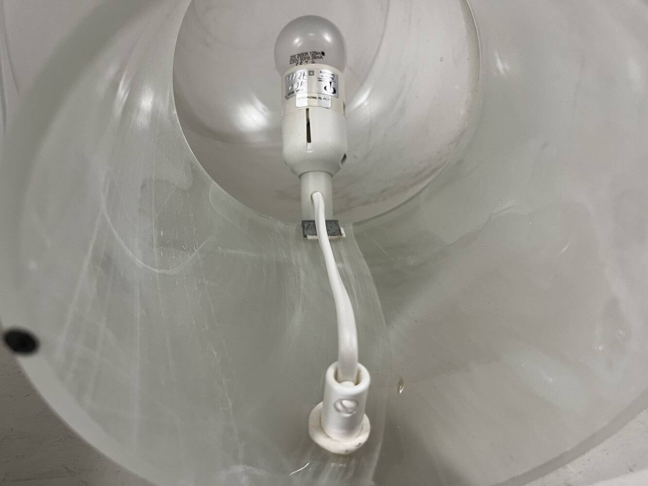 Peill & Putzler glass mushroom table lamps 1970’s