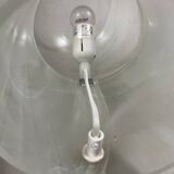 Lampes de table en verre champignon Peill & Putzler des années 1970
