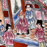 Ancienne assiette Chinoise de la dynastie Qing Qianlong peinte à la main
