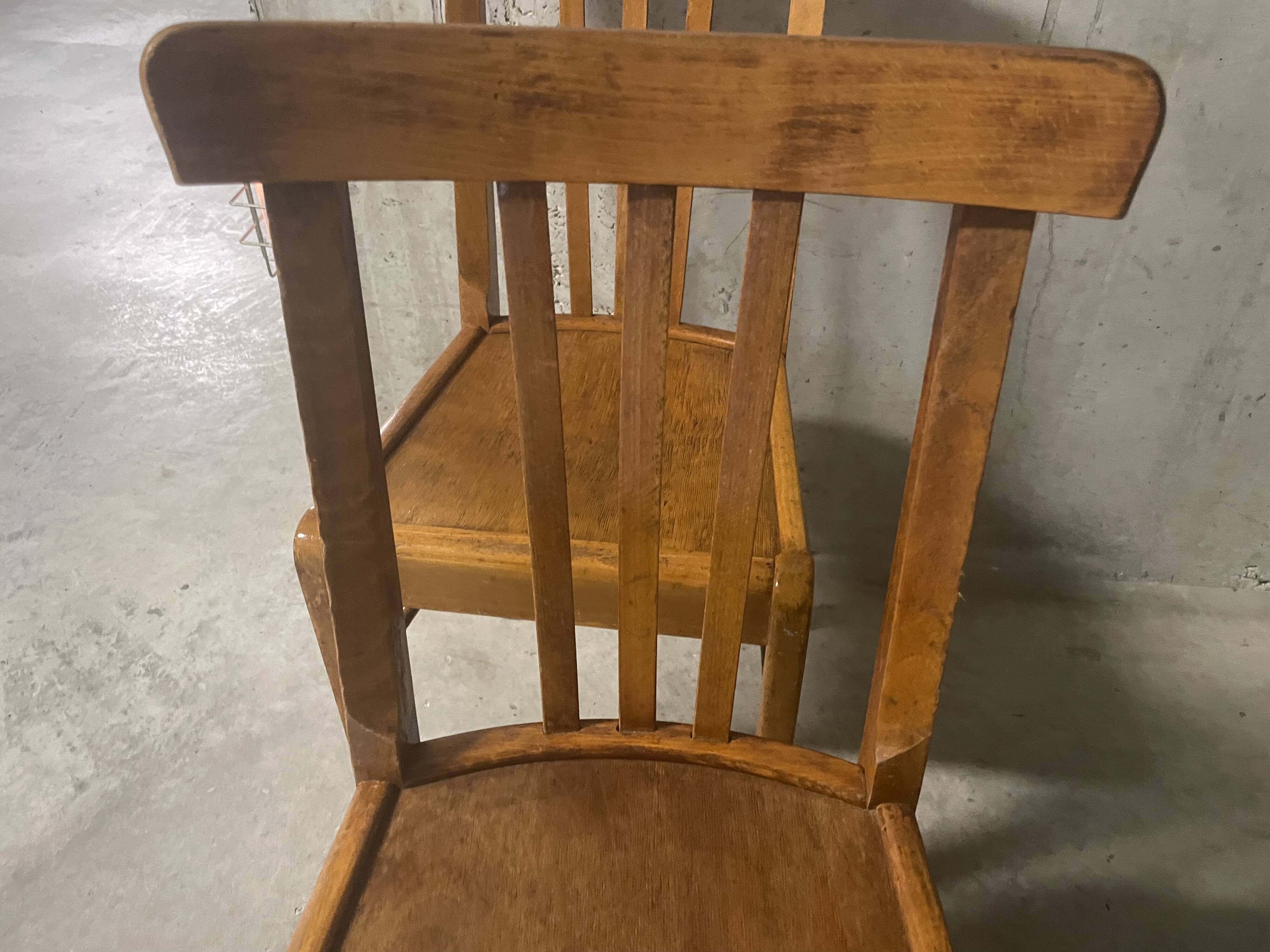 Pair of 1960s bistro chairs