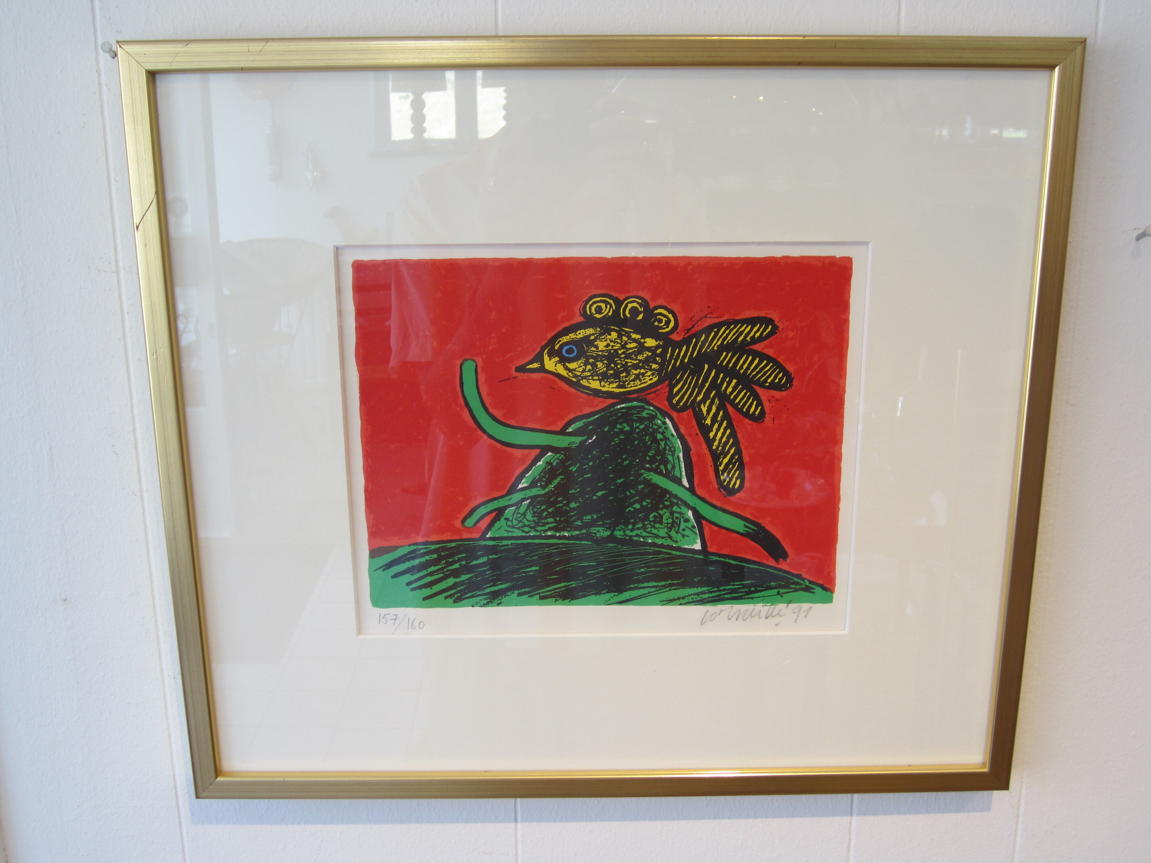 Lithograph signed and numbered by Beverloo Corneille 1991