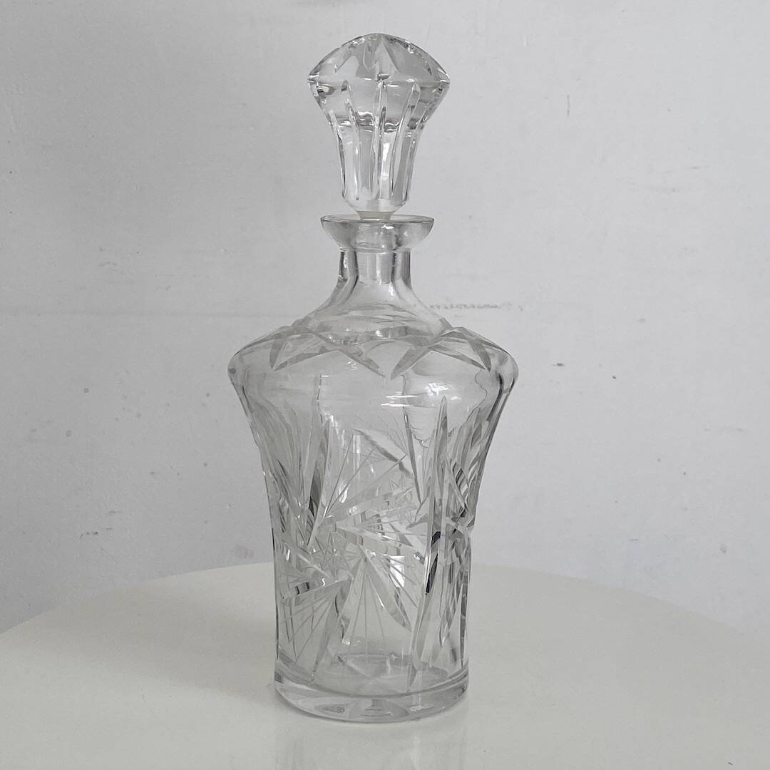 Vintage crystal carafe