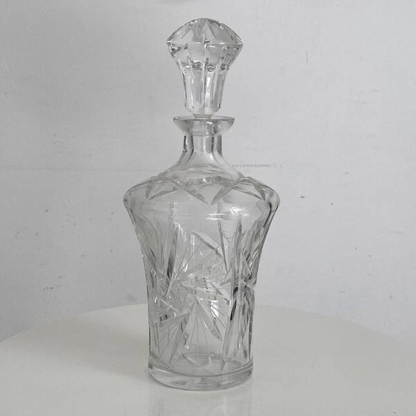 Carafe en cristal vintage
