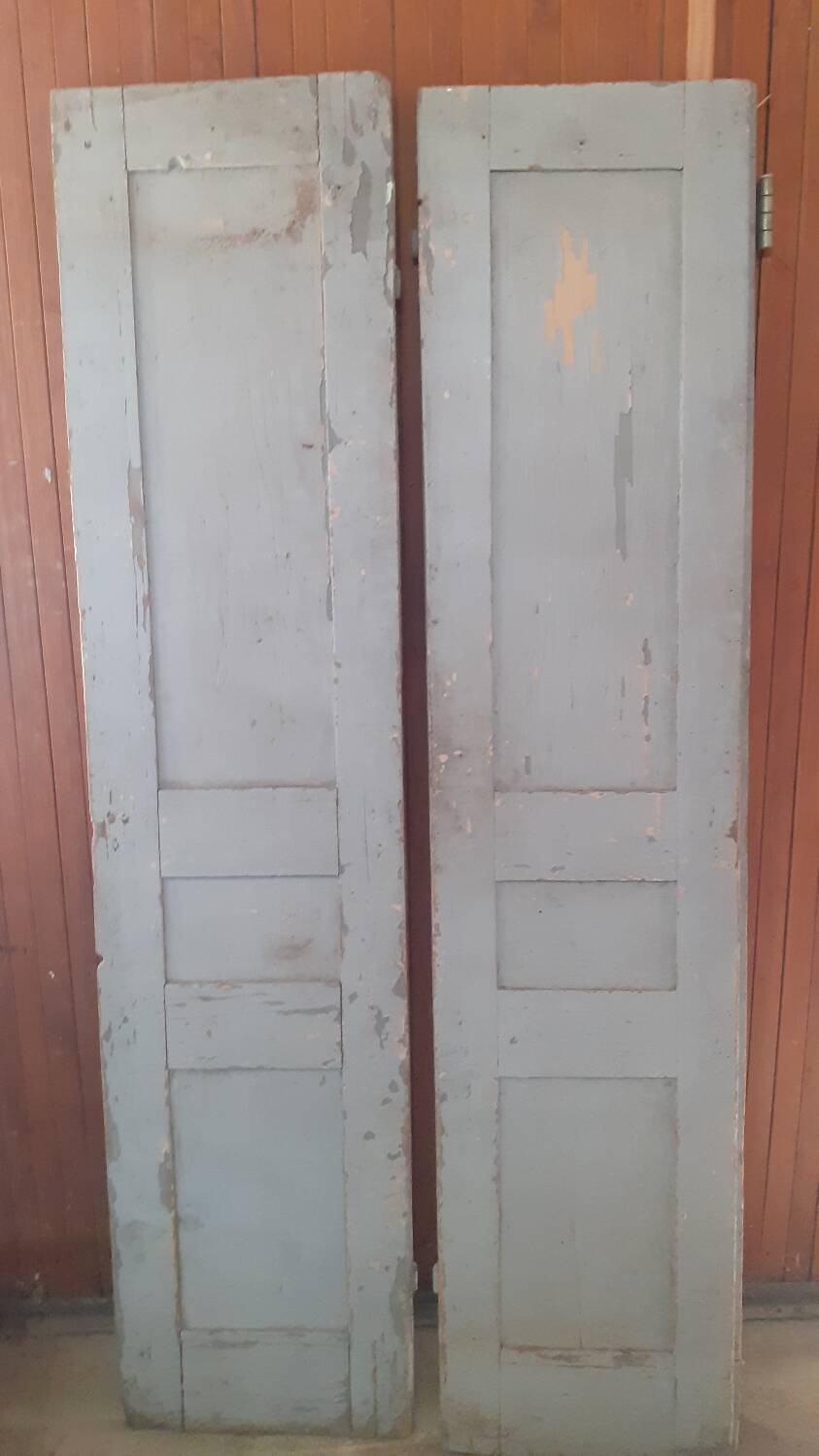 Old wooden doors