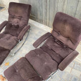 Pair of Lama rocking-chair chair