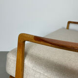 2seater sofa in oak by Tove & Edward Kindt-Larson