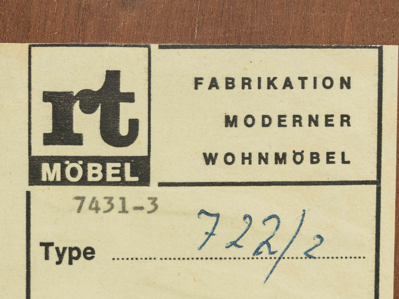 Sideboard Heinrich Riestenpatt 1960