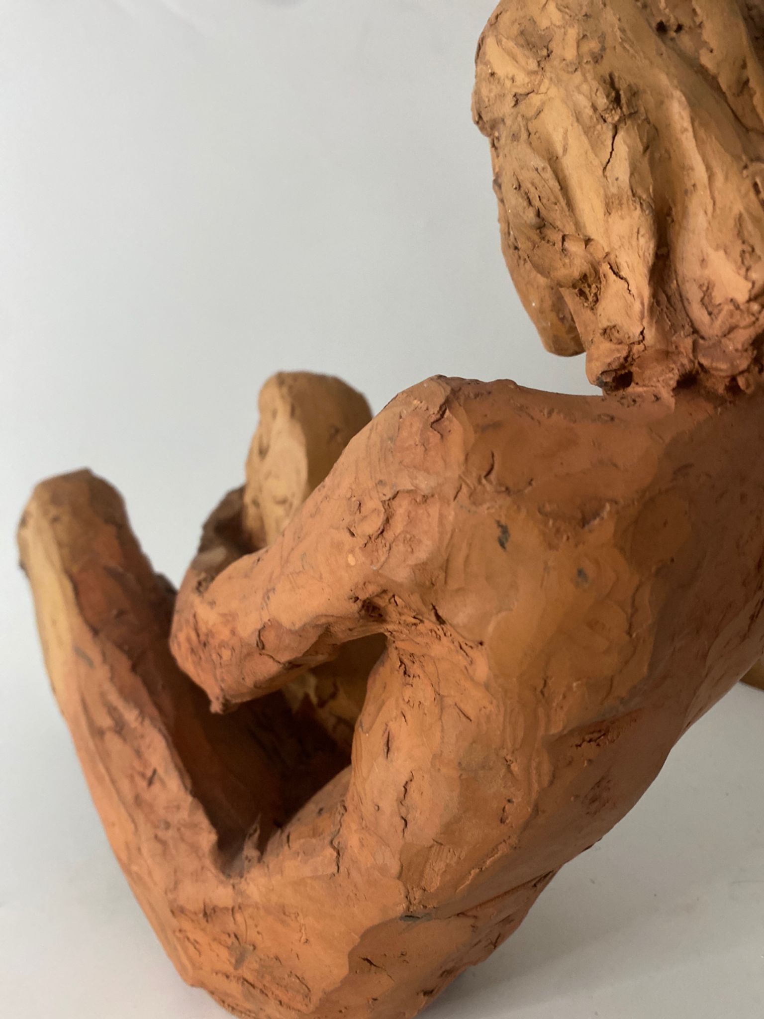 Femme nue - Sculpture en terre céramique