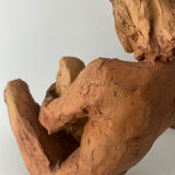 Nude Woman - Ceramic clay sculpture