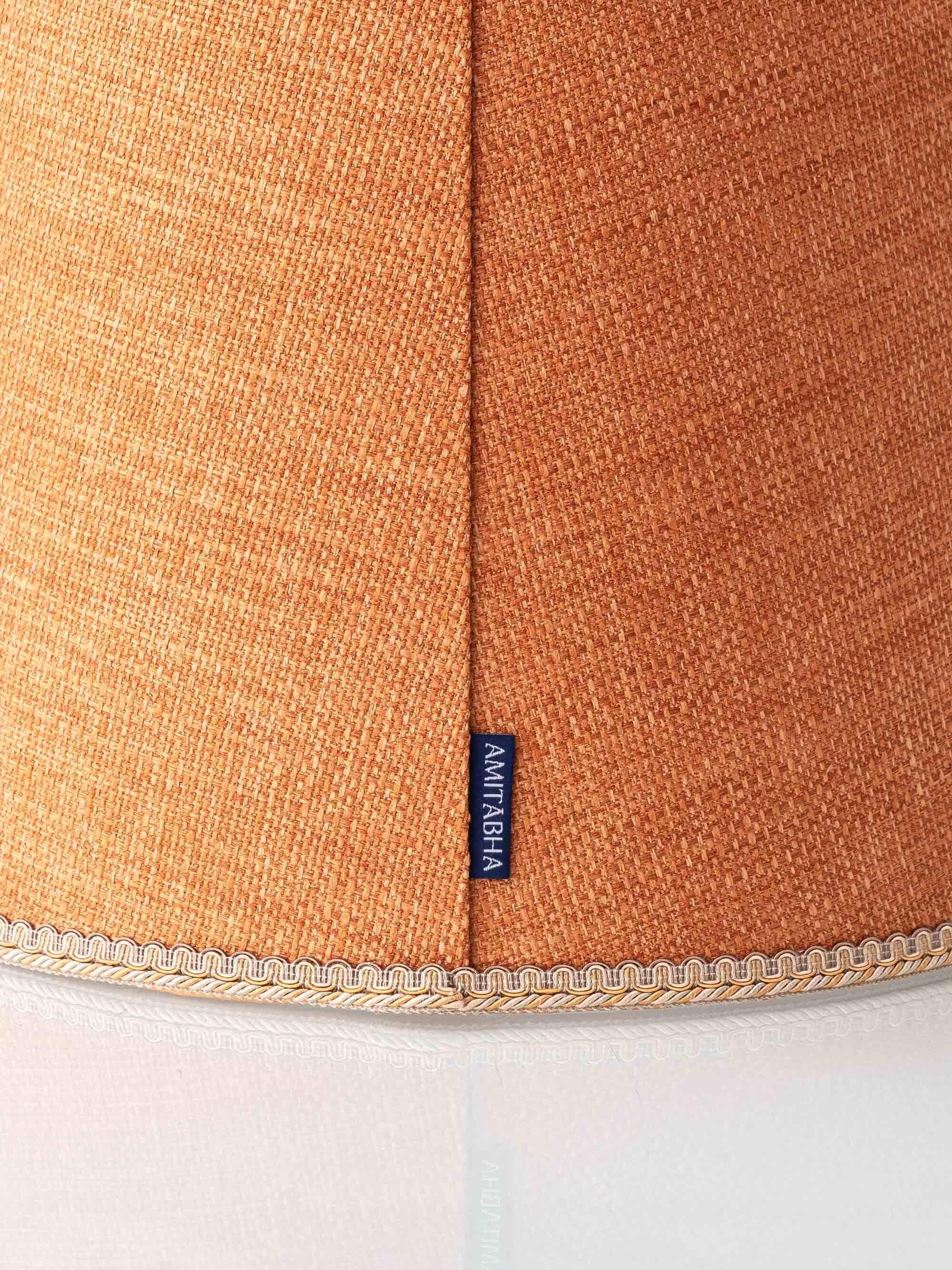 Pair of coloured ceramic table lamps in Art Nouveau style, 1918, with new shades.