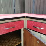 Kitchen buffet in formica 70s