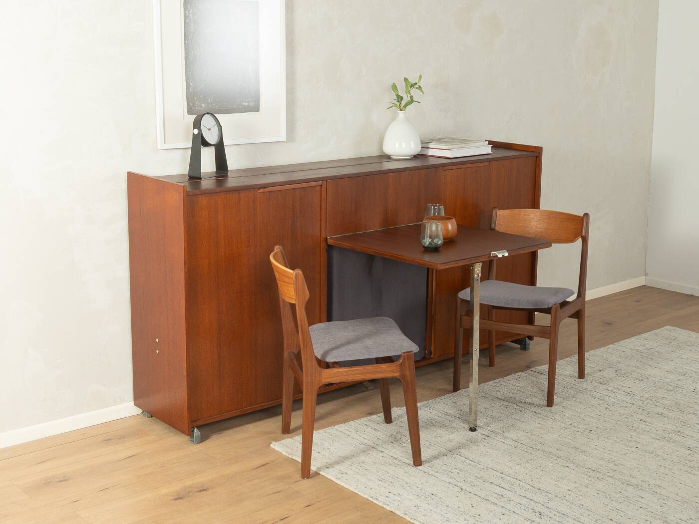 1960s Mid-Century folding-bed, vintage