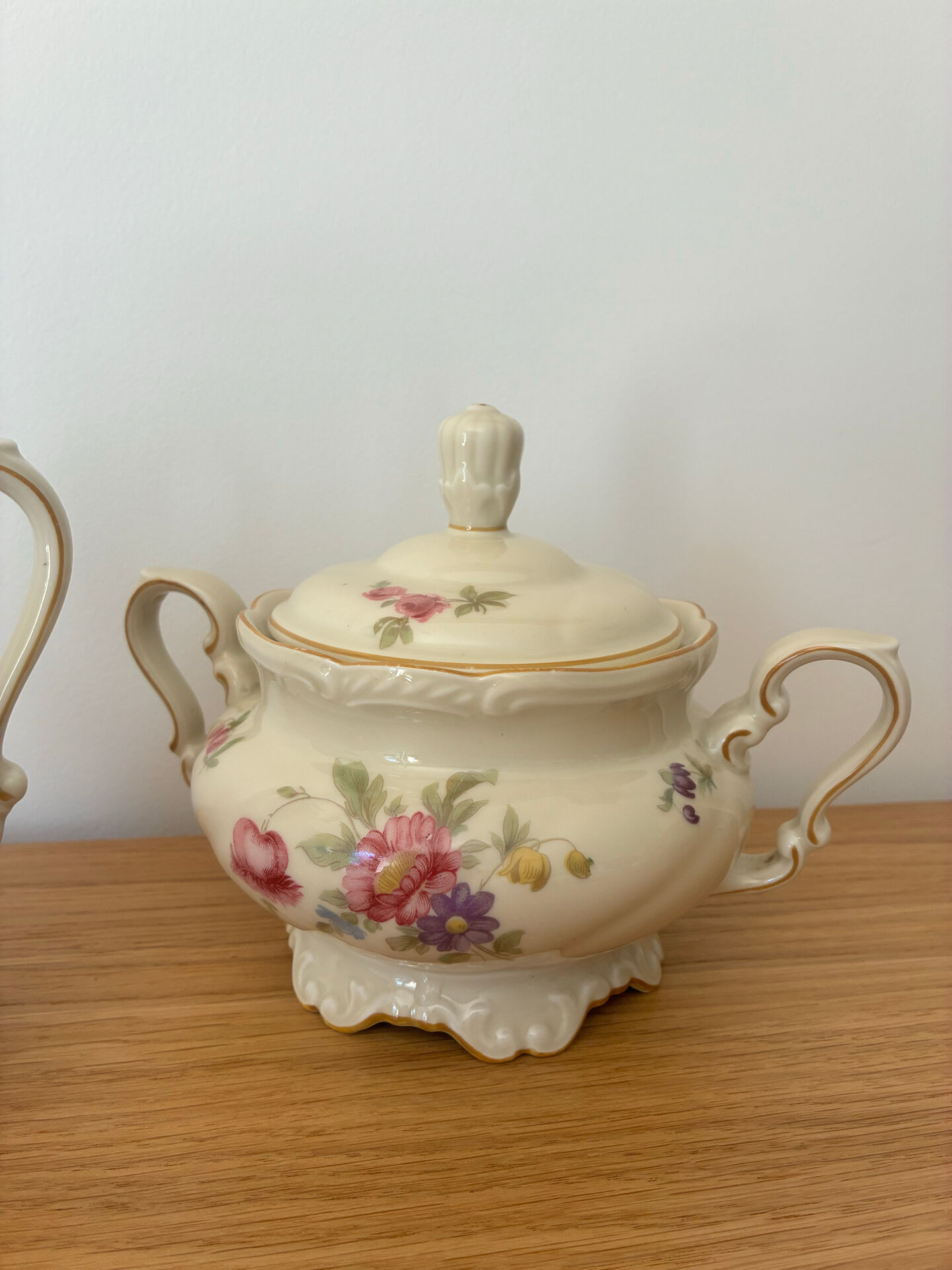 Sucrier et pot à lait vintage