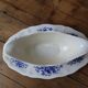 Old Sarreguemines earthenware sauce boat, Romantic model