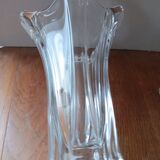 French crystal vase from Vannes stamped