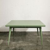 Old Tolix dining table