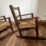 Paire de fauteuils à bascule enfant