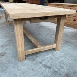 Large oak farm table