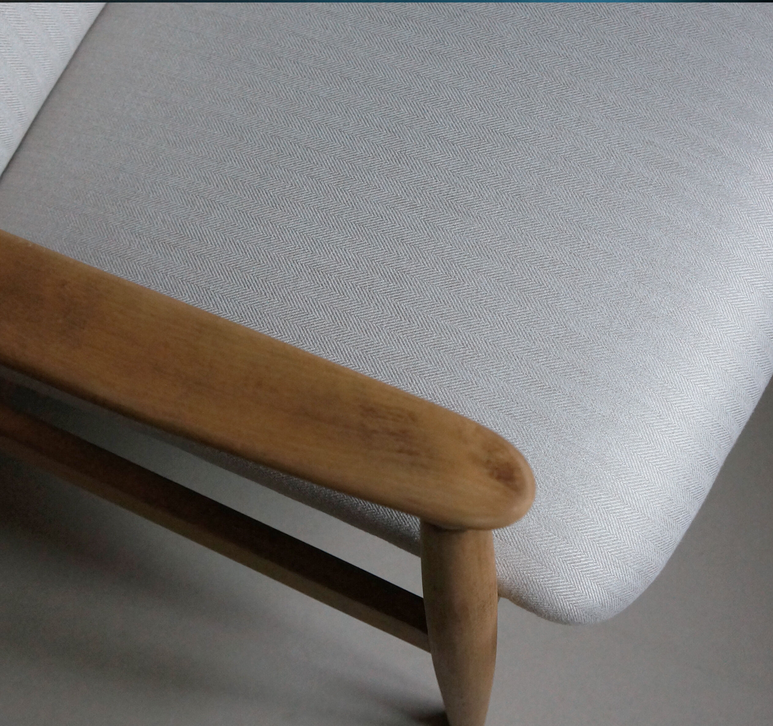 Vintage Armchair from Mid Century designed by Edmund Homa, Restored