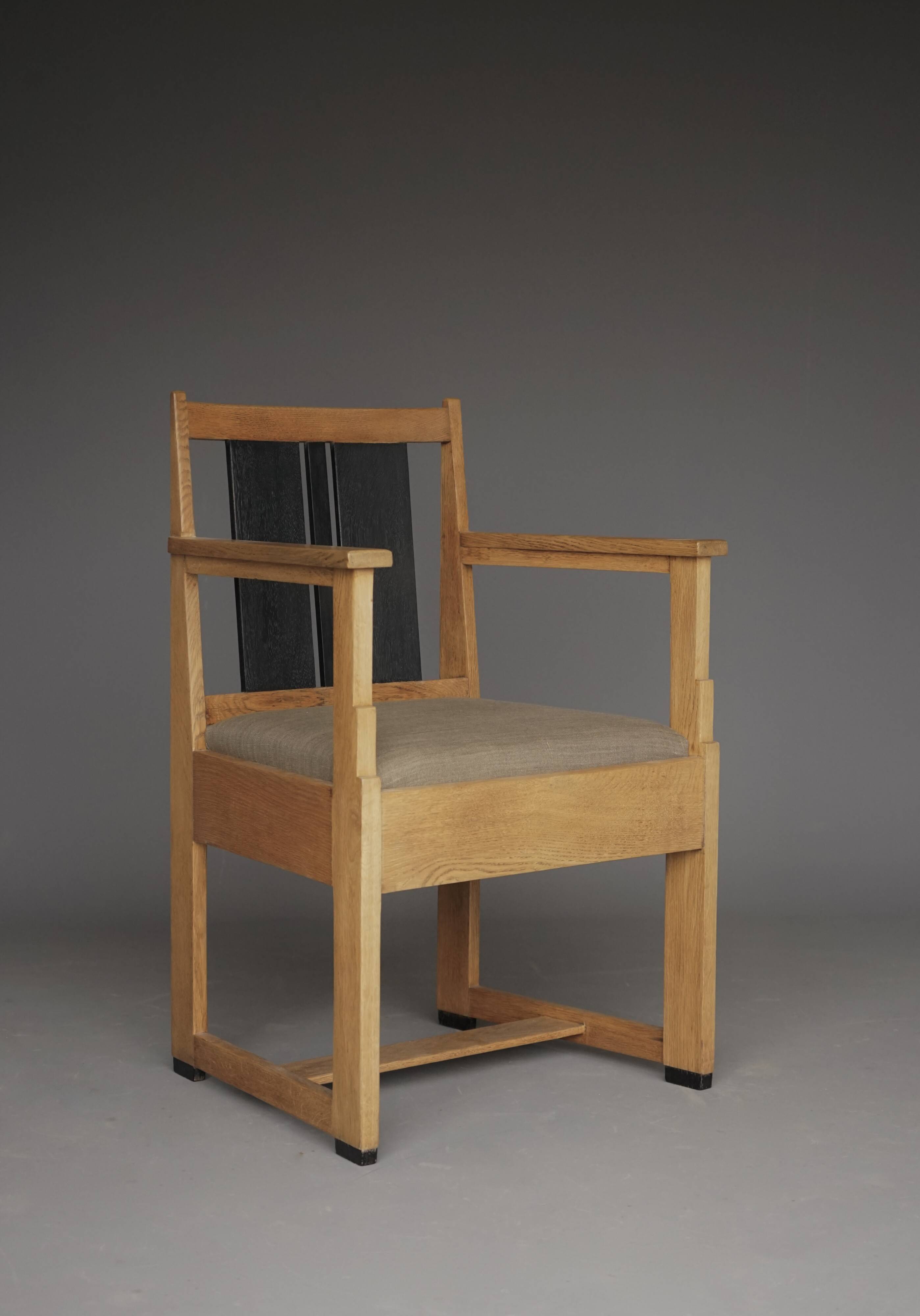 Art Deco Armchairs by Cor Alons for Winterkamp & van Putten, 1920s, Set of