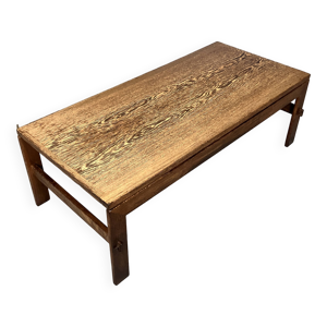 table basse en wengé - mid century