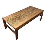 Table basse en wengé Mid Century