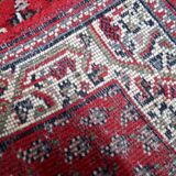 Tapis Seraband indien vintage en laine fait main – 74 x 143 cm - 1C1036