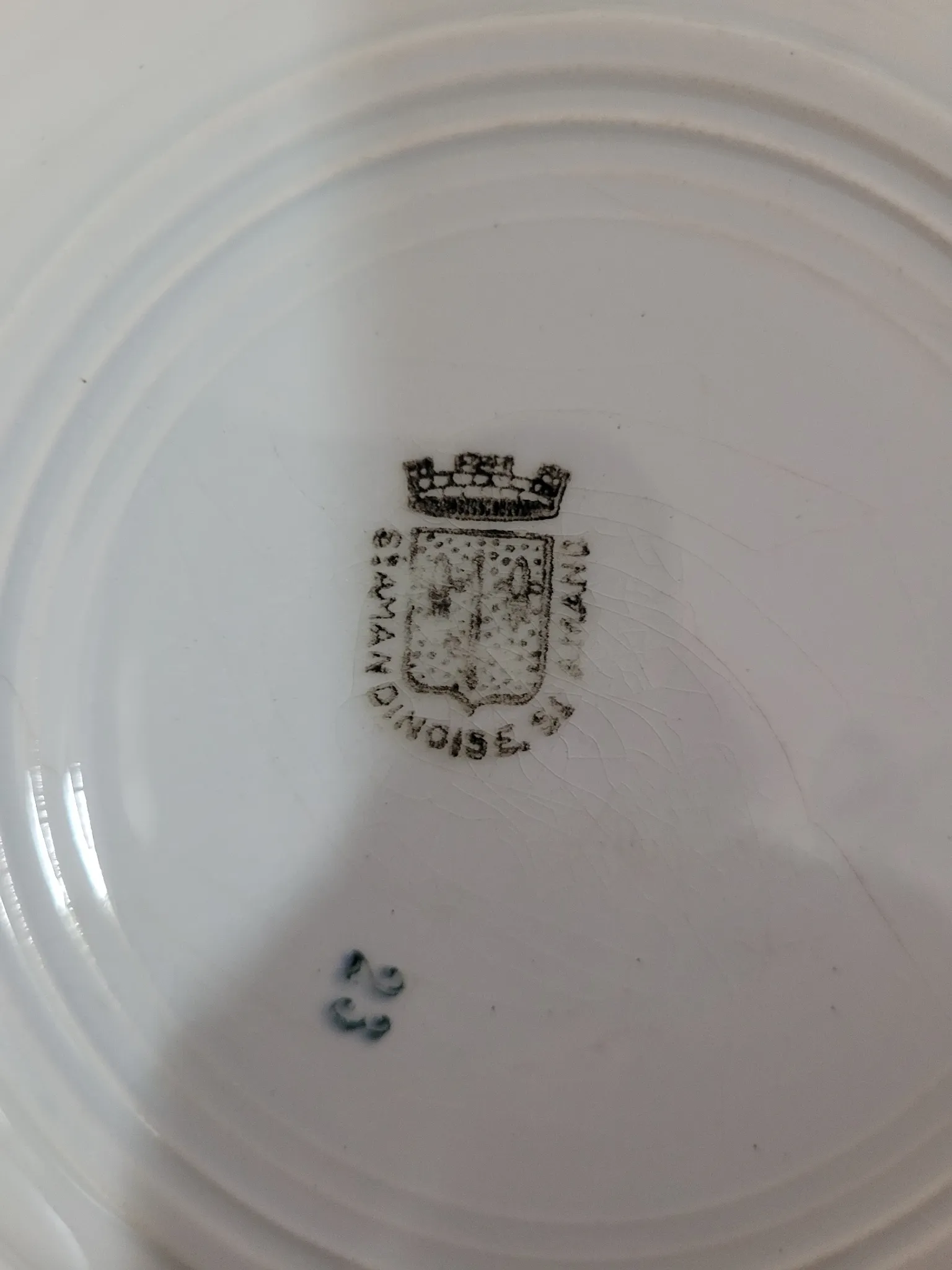 Saint Amandinoise dessert plate