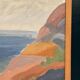 Original Swedish Oil on Canvas – “Coast” by Weronica – Dated 1980 – Vintage