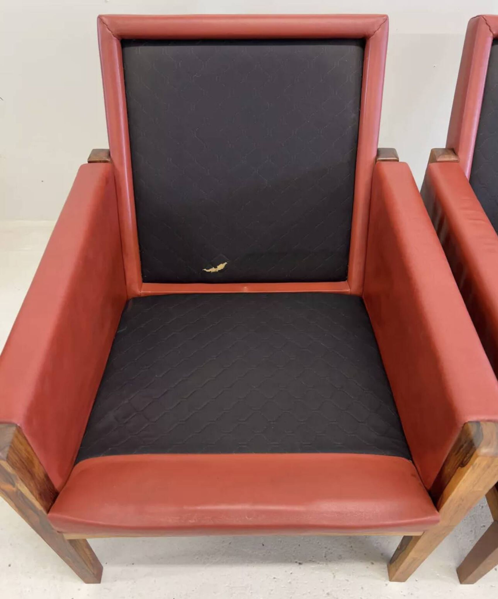 Vintage Danish Lounge Chairs In Rosewood And Leather. 1960s